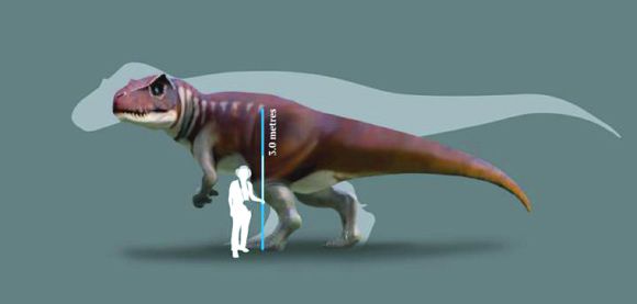 Paleontólogos encontram registro de carnívoro tão grande quanto o T. Rex