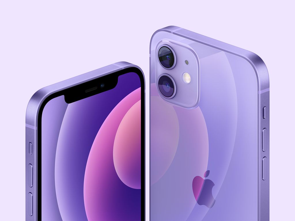 iPhone 12 chega na sexta opção de cor com o lançamento da versão roxa (Imagem: Divulgação/Apple)