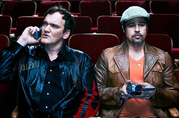 Tarantino e Brad Pitt no cinema Tarantino e Brad Pitt no cinema