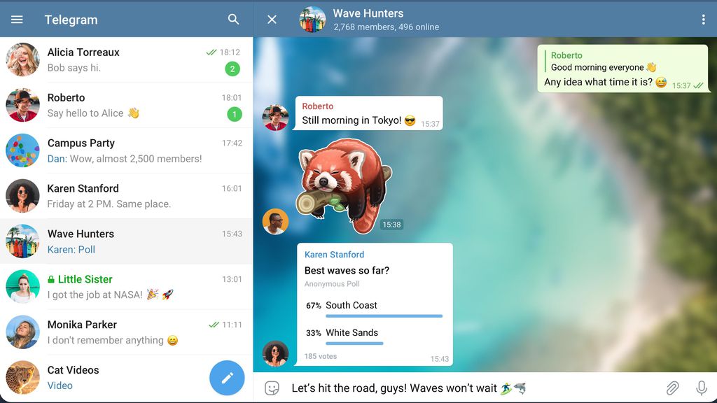 Nova versão do Telegram ganha modo PiP e verificador ortográfico (Foto: Reprodução/Telegram)