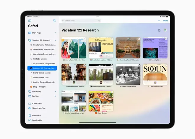 O Safari 16 também promete modernizar o navegador e trazer melhorias de segurança importantes (Imagem: Reprodução/Apple)