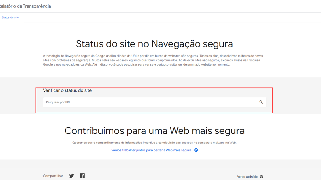 Como saber se um link é seguro com o Google (Imagem: Captura de tela/Bruno De Blasi/Canaltech)
