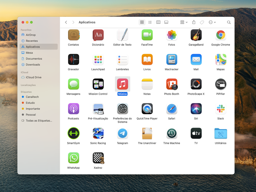 Abra o app Música no Mac - Captura de tela: Thiago Furquim (Canaltech)
