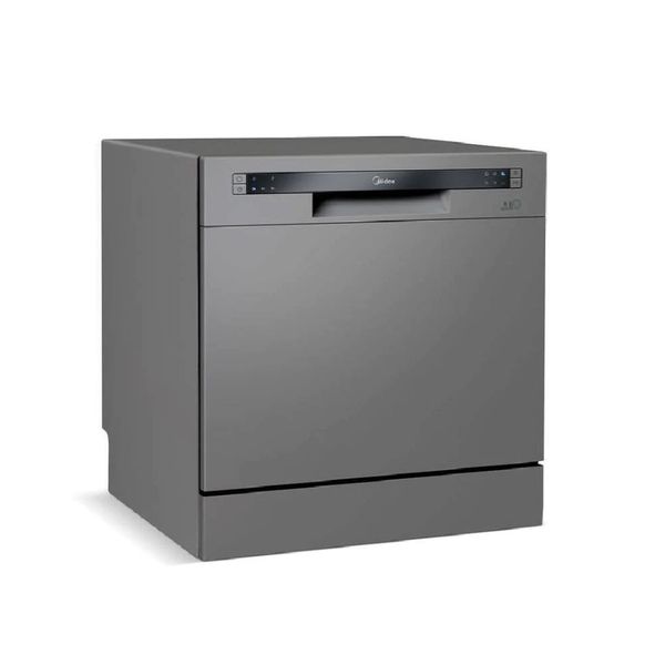 Lava-louças Midea 8 serviços 127V Prata - DWA08S1
