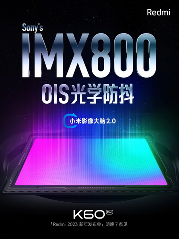 Redmi K60 Pro trará câmera de 50 MP