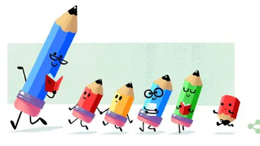 Google comemora Dia do Professor com Doodle animado
