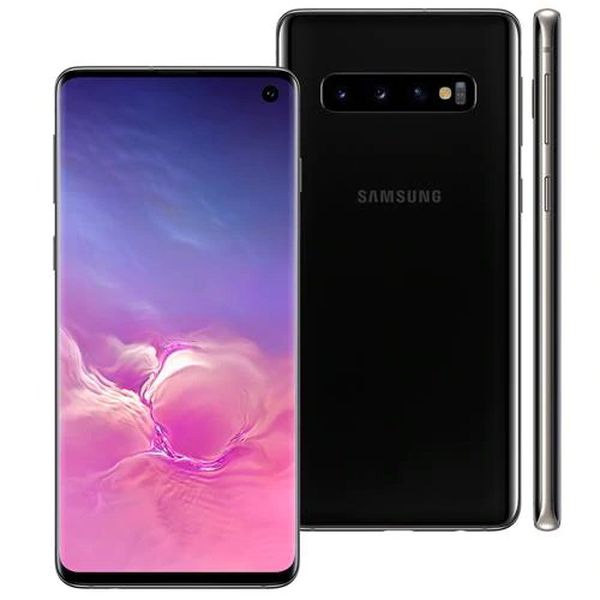 Smartphone Samsung Galaxy S10 Preto 128GB, 8GB RAM, Tela Infinita de 6.1", Câmera Traseira Tripla, Dual Chip, PowerShare, Leitor Digital, Android 9.0