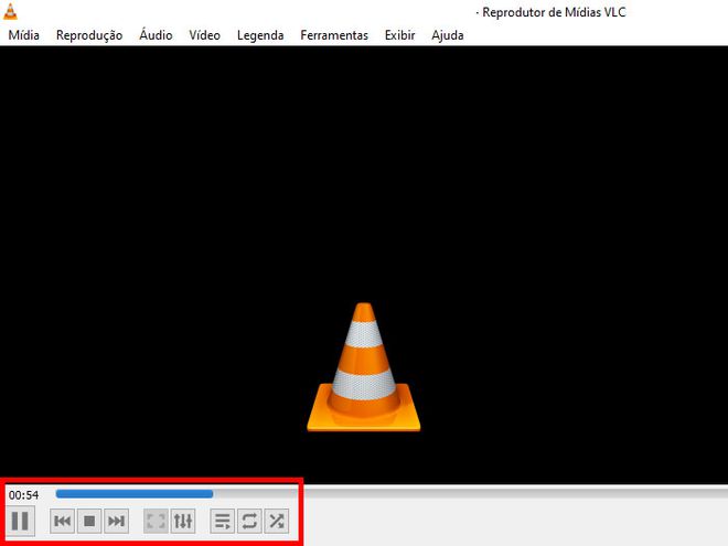 Você poderá controlar o vídeo diretamente pelo programa em seu PC (Captura de tela: Matheus Bigogno)