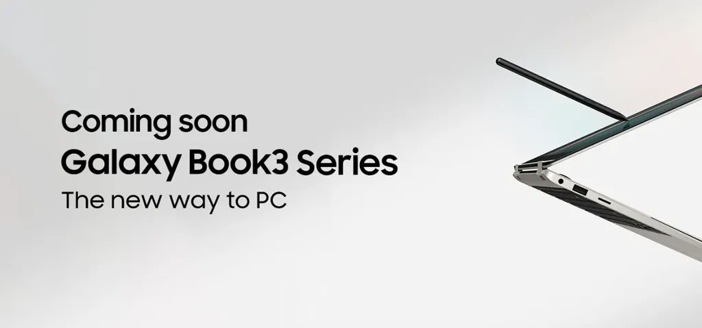 Anúncio da série Galaxy Book3 acontece esta semana (Imagem: Reprodução/MySmartPrice)