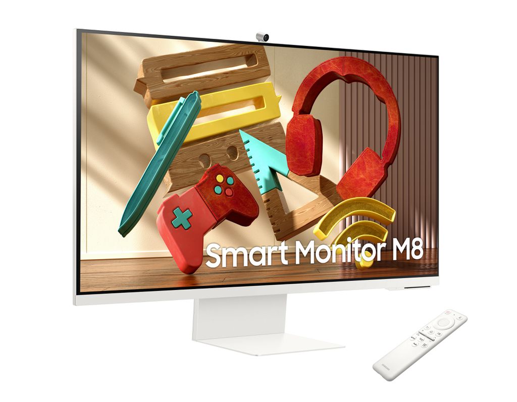 Smart Monitor é ideal para quem deseja montar uma estação de trabalho e entretenimento (Imagem: Divulgação/Samsung)