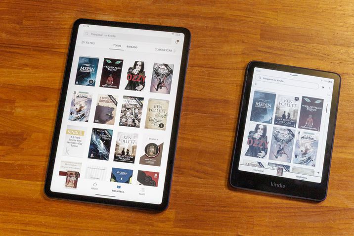 ESP - Kindle x "tablet com tela de Kindle": Qual é melhor para ler?