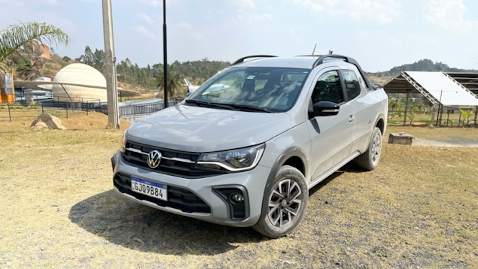 VW - Volkswagen Saveiro Cross 1.6 16v C.D. Branca 2021 - Campo Grande