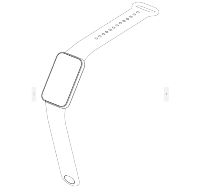 Nova patente da Xiaomi mostra novo vestível com pulseiras intercambiáveis (Imagem: Reprodução/IT Home)