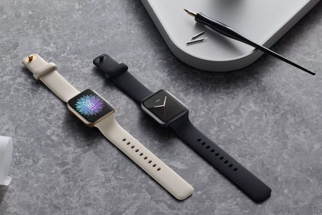 Design é bastante parecido com o Apple Watch (Foto: Divulgação/Oppo)