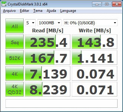 Crystal Disk Mark 3.01 64 Bits