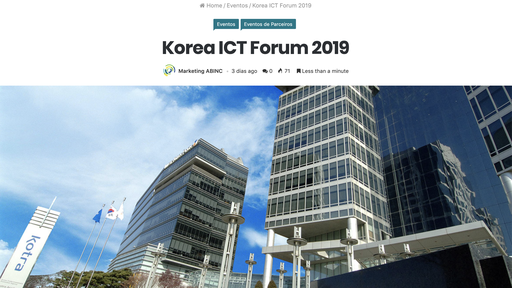 Coreia do Sul apresenta ao Brasil Inovações e Tendências da sua Indústria 4.0