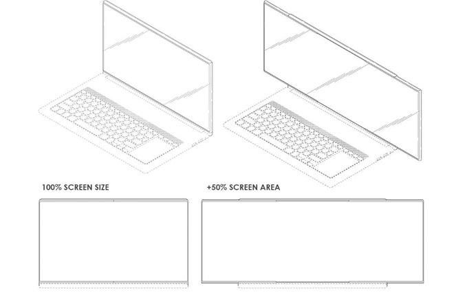 Patente da Samsung revela laptop gamer com tela expansível para ultra wide