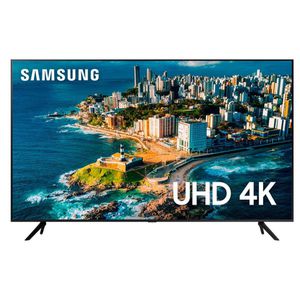 [PARCELADO] Smart TV 70 Polegadas Samsung UHD 4K, 3 HDMI, 1 USB, Bluetooth, Wi-Fi, Gaming Hub, Tela sem limites, Alexa built in - UN70CU7700GXZD