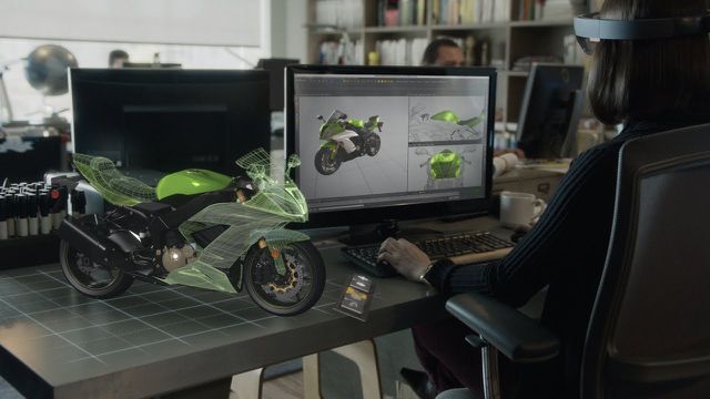 Microsoft demonstra funcionalidades do HoloLens no ambiente de trabalho