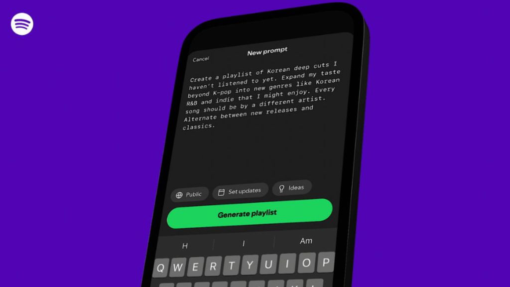 Prompted Playlist Spotify