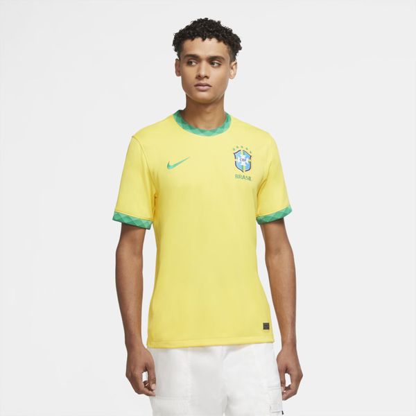 Camisa Nike Brasil I 2020/21 Torcedor Pro Masculina [CUPOM]