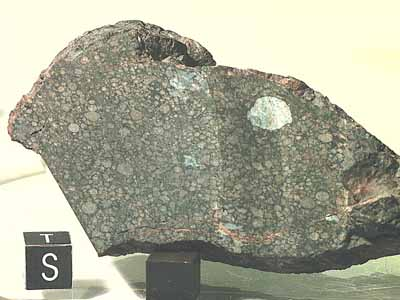 Meteorito Efremovka, analisado no estudo (Imagem: Reprodução/Laboratory of Meteoritics/Vernadsky Institute)