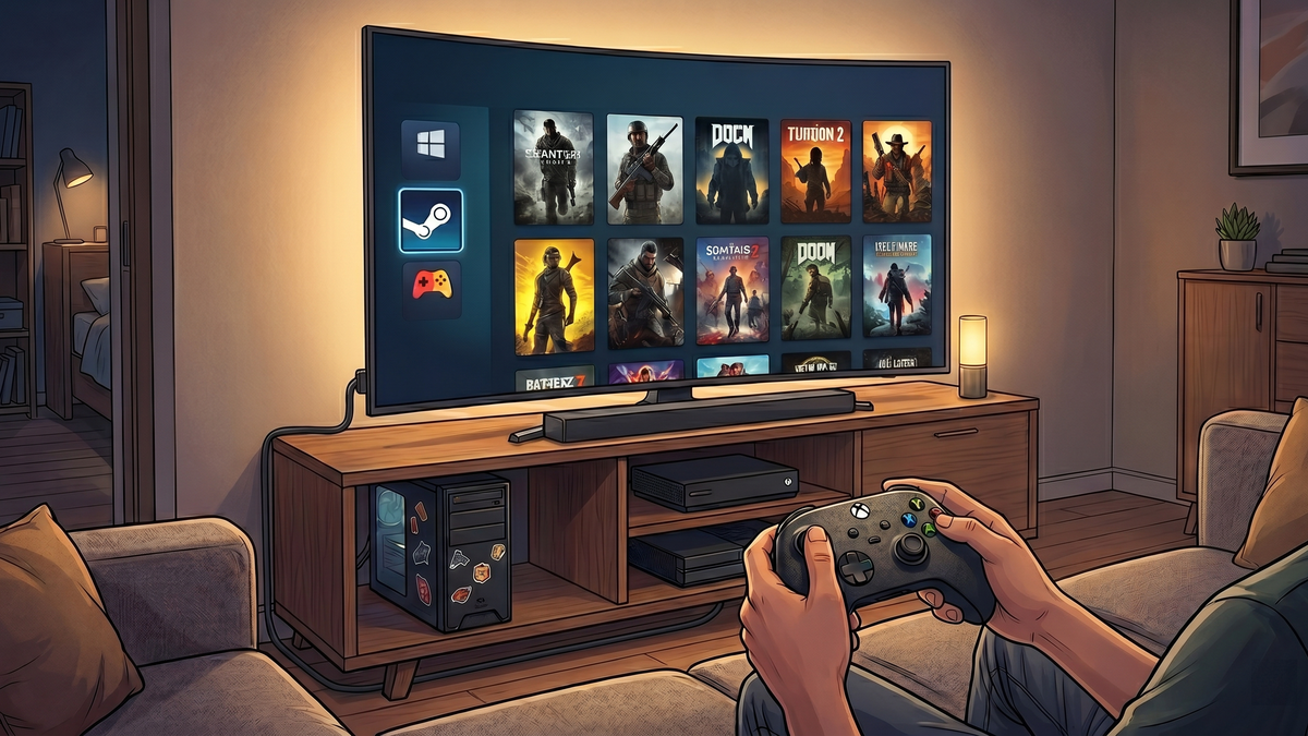 Como montar um “console PC” para jogar na sala