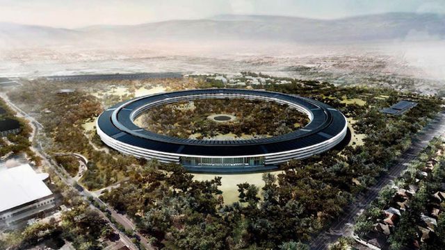 Nova sede da Apple está na reta final; veja imagens aéreas