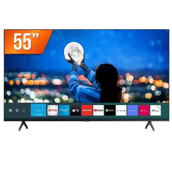 Smart TV LED 55" Samsung LH55BETHVGGXZD Ultra HD 4K 2HDMI 1USB Wifi ...