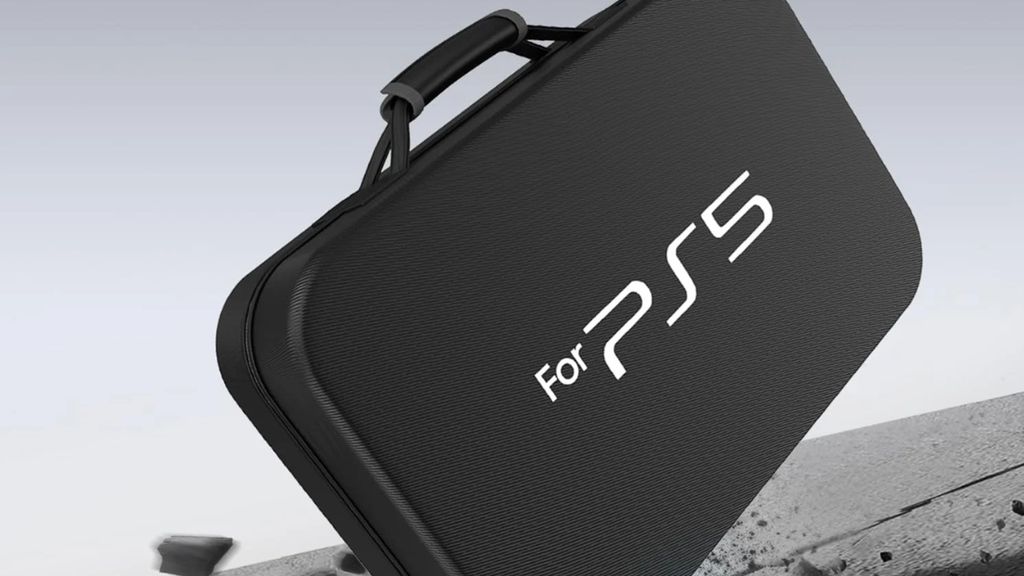 Imagem da bolsa de viagem do PS5