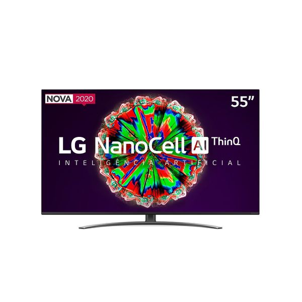 Smart TV Nanocell 55" LG NANO81SNA UHD 4K IPS Wi-Fi, Bluetooth, HDR 10 Pro, Thinq AI, Google Assistente, Alexa | Carrefour