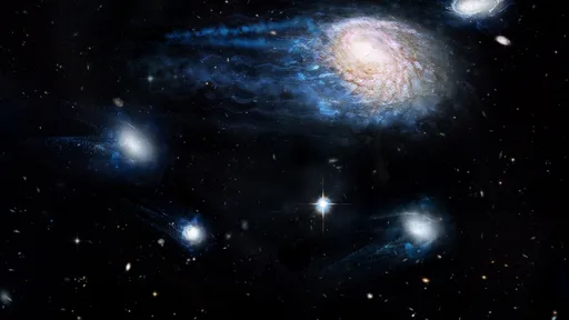 Grandes galáxias estão "canibalizando" o gás de suas vizinhas menores