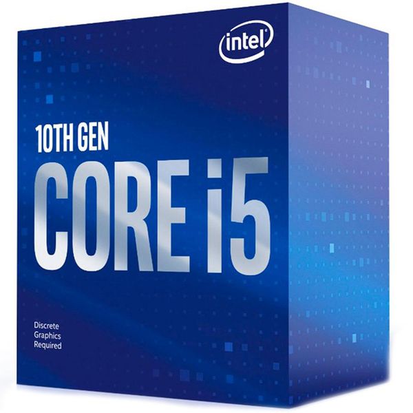 Processador Intel Core i5-10400F, 2.9GHz (4.3GHz Max Turbo), Cache 12MB, 12 Threads, 6 núcleos, LGA 1200 - BX8070110400F