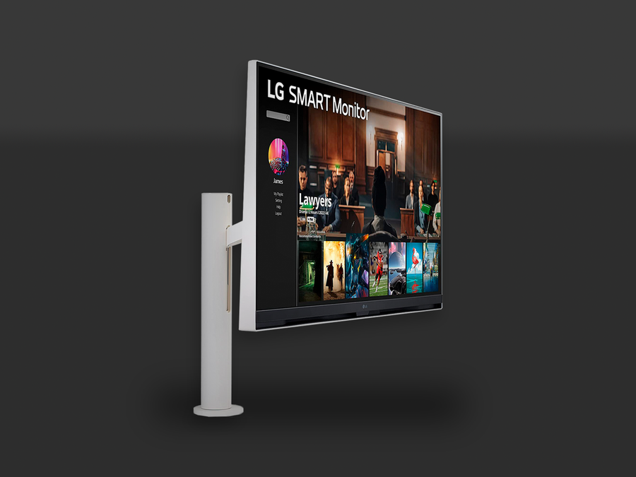 LG lança seu primeiro monitor inteligente com webOS e tela 4K