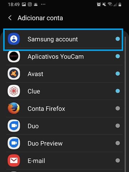 Insira seus dados pessoais para receber o link de confirmação da Samsung Account via e-mail (Captura de tela: Ariane Velasco)
