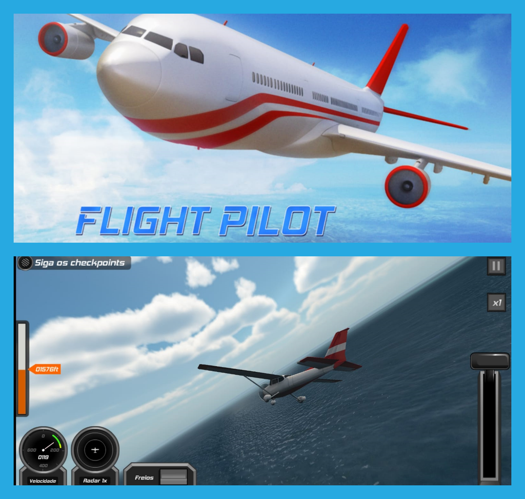 Cinco jogos de avião de guerra e simuladores online para celulares