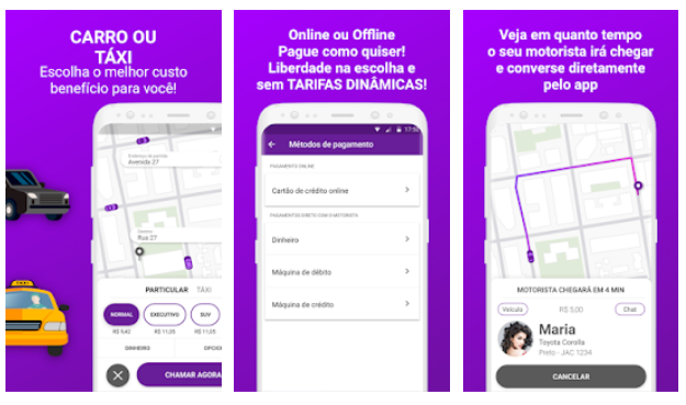 Brasil tem uma dezena de apps regionais similares a Uber e Cabify; conheça-os