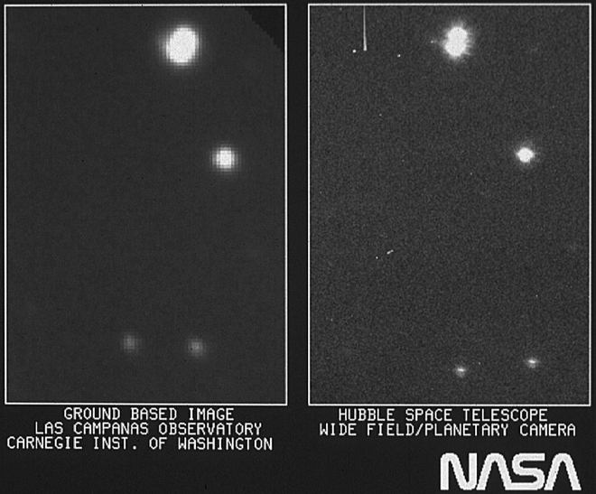 A primeira imagem do Hubble é apelidada de Fisrt Light (Imagem: NASA)