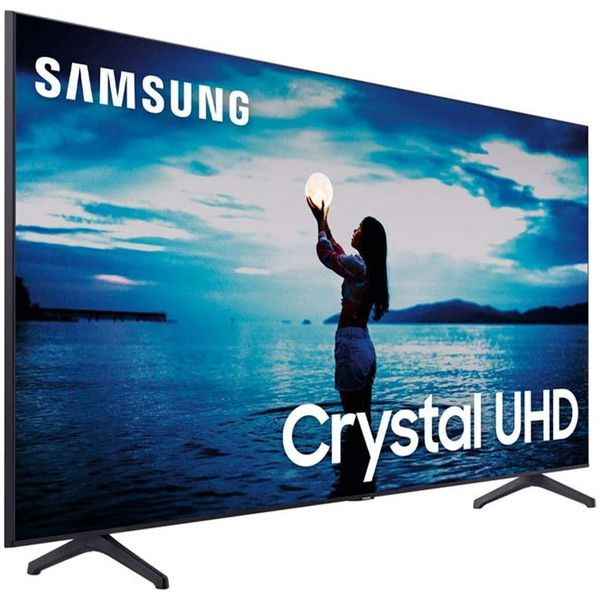 Smart TV LED 58" 4K UHD Crystal Samsung UN58TU7020GXZD, Visual Livre de Cabos, Bluetooth, Processador Crystal 4K, 2 HDMI, 1 USB