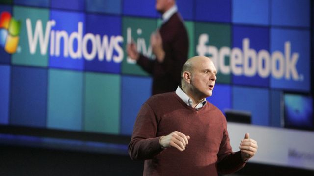 Microsoft tentou comprar o Facebook por US$ 24 bilhões, disse Steve Ballmer