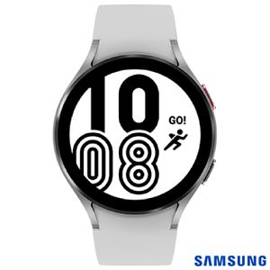 Galaxy Watch4 Bt 44mm - Prata [APP + CUPOM]