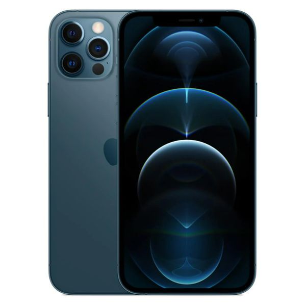 iPhone 12 Pro Apple 512GB Azul-Pacífico Tela de 6,1”, Câmera Tripla de 12MP, iOS