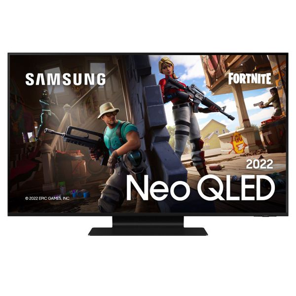 Smart TV Samsung 55" Gaming Neo QLED 4K QN55QN90BAGXZD 2022 Mini Led Painel 120hz Processador com IA Dolby Atmos