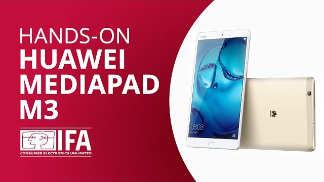 Huawei MediaPad M3: redefinindo o áudio nos tablets [Hands-on IFA 2016]