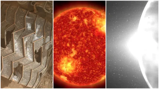 O céu não é o limite | Rodas do Curiosity, foto da superfície de Vênus e mais