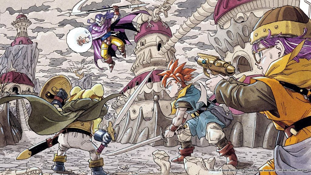 Arte de Akira Toriyama para Chrono Trigger