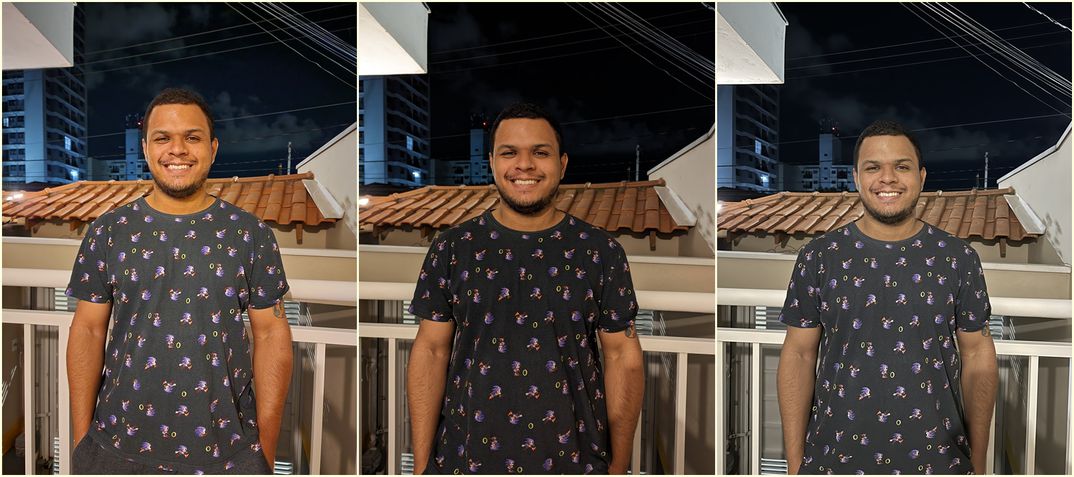 S22 Ultra x Pixel 7 Pro x iPhone 14 Pro - modo noturno