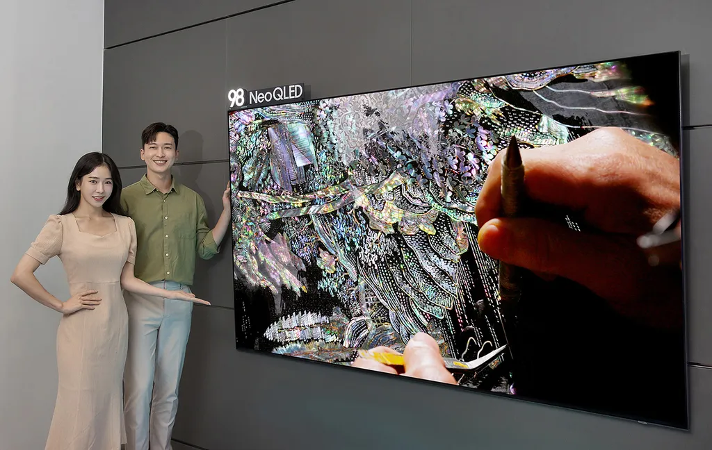 Nova TV Neo QLED de Samsung pode estrear na Europa e EUA nos próximos meses (Imagem: Divulgação/Samsung)