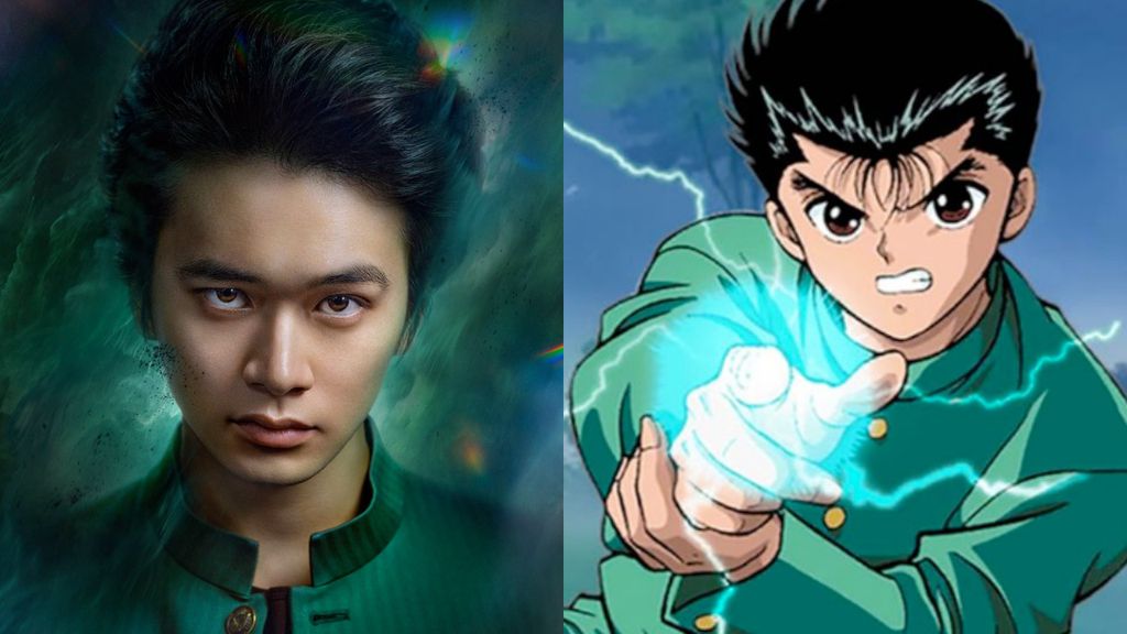 Yu Yu Hakusho  Compare os personagens do anime com os do live