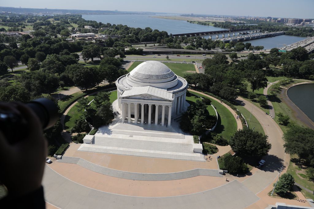 O Memorial do Thomas Jefferson homenageia um dos fundadores da América. Imagem: Divulgação / Google